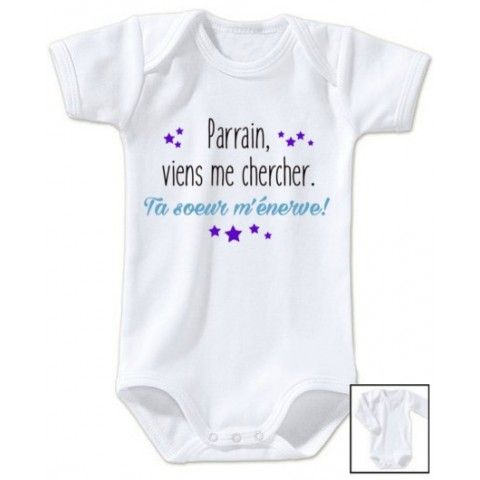 Body de bébé la princesse à marraine