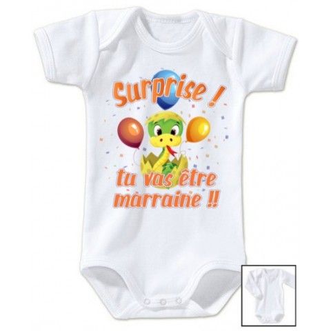 Body de bébé la princesse à marraine